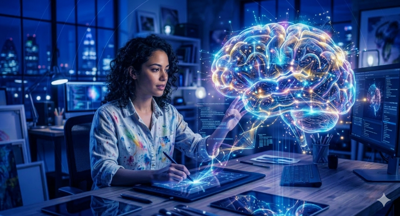 Artificial Intelligence concept illustration